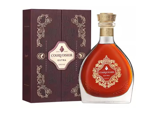 孝感回收拿破仑至尊EXTRA馥华诗干邑白兰地700ml礼盒装Courvoisier洋酒