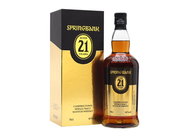 孝感SpringBank云顶21年威士忌回收苏格兰单一麦芽威士忌700ml进口洋酒收购
