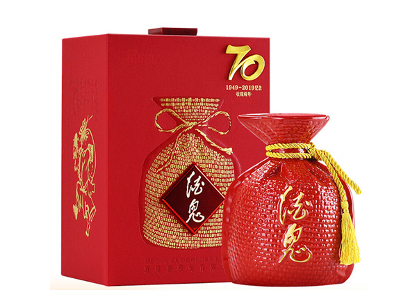 孝感回收酒鬼酒红坛70纪念酒1949-2019年收藏酒54度700ml上门收购行情价格