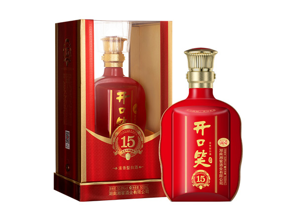 孝感湘窖开口笑15陈酿16回收开口笑酒十五年陈酿酒开口笑15大喜版上门收购价格高