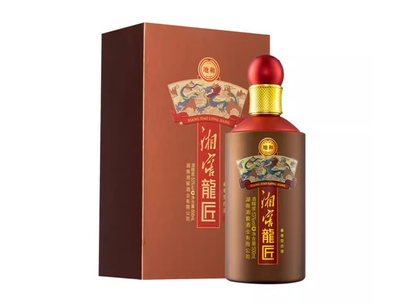 孝感湘窖龍匠地和回收湘窖酒龙匠酱香型53度500ml礼盒装