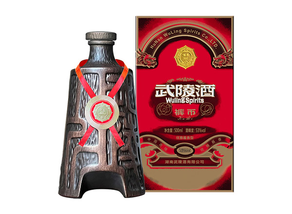 孝感回收武陵酒裤币53度酱香型白酒500ml/1L礼盒装裤币武陵酒收购